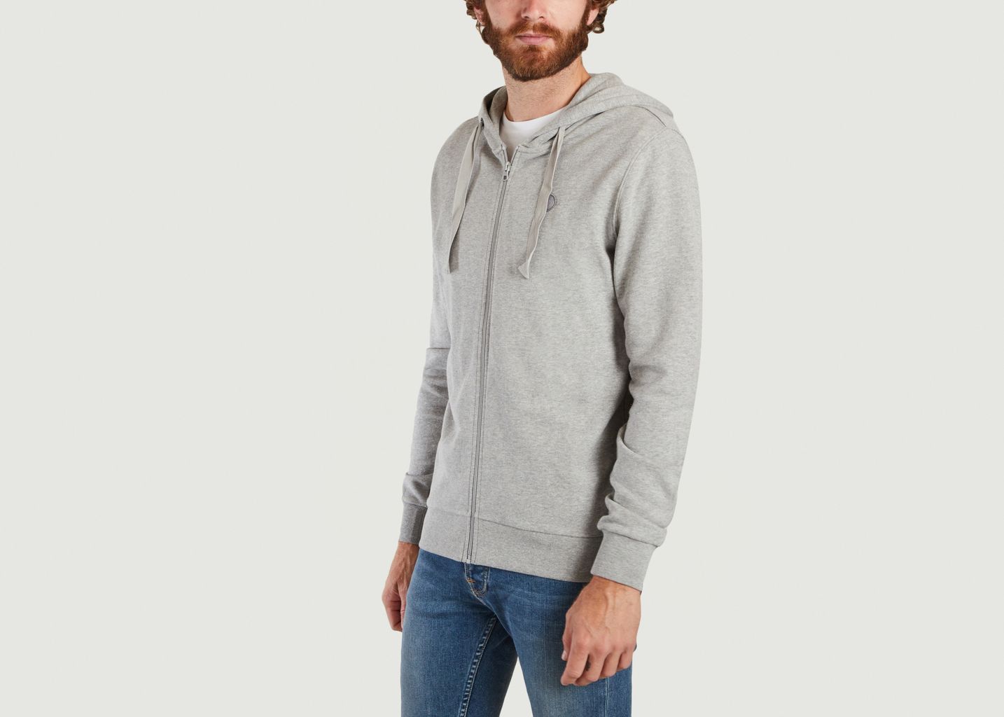 Hoodie zippé en coton biologique - KCA