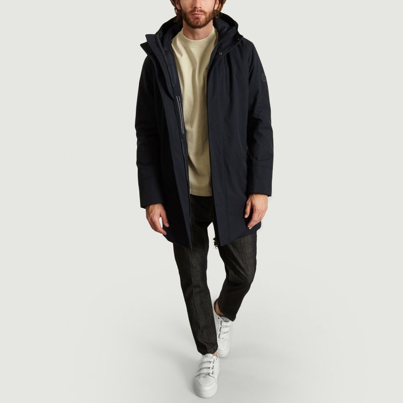 Knowledge Cotton Apparel Apex Canvas™ Long Padded Coat - Grs - 279.97 €.  Buy Parkas from Knowledge Cotton Apparel online at . Fast delivery
