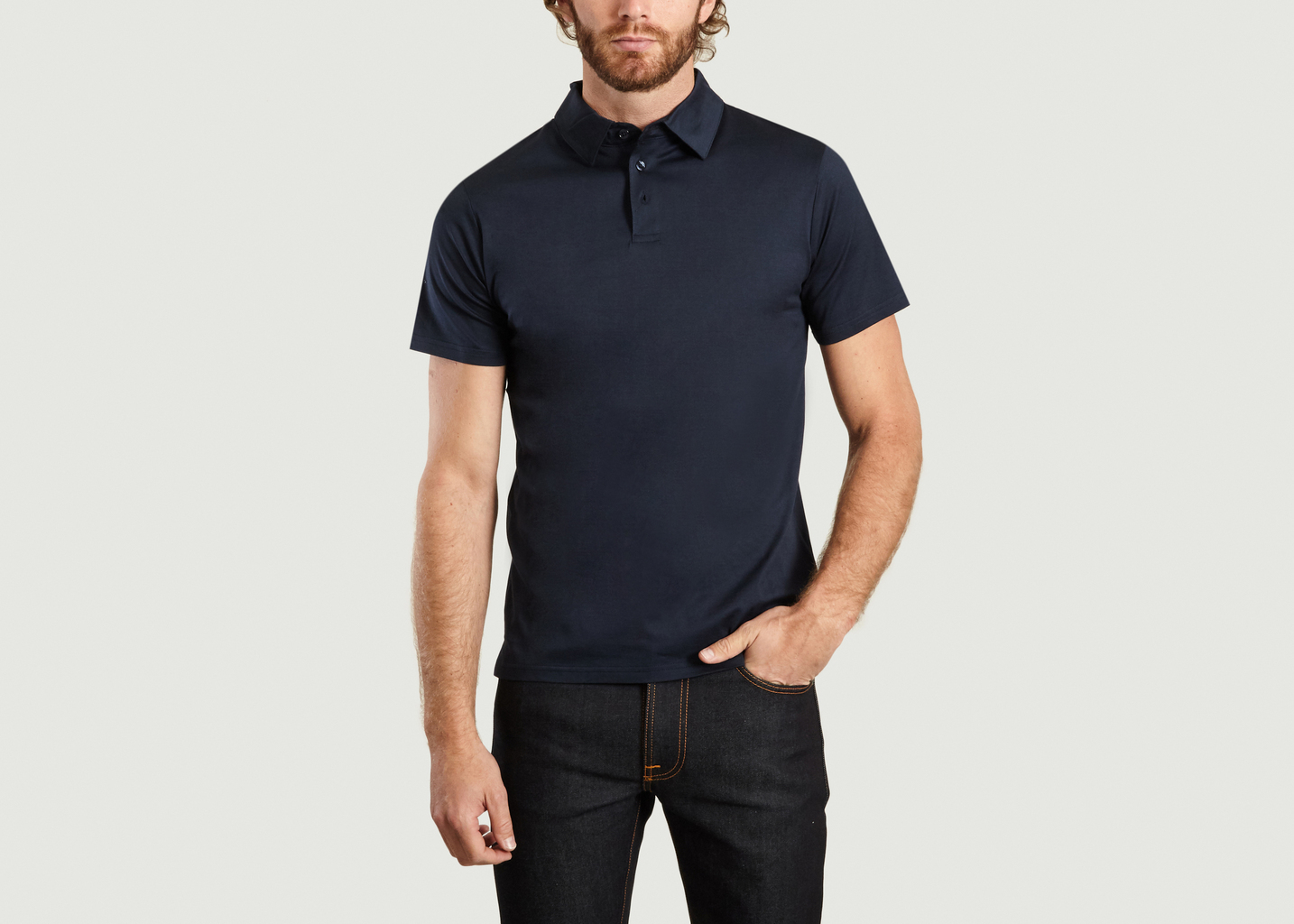 mercerized polo