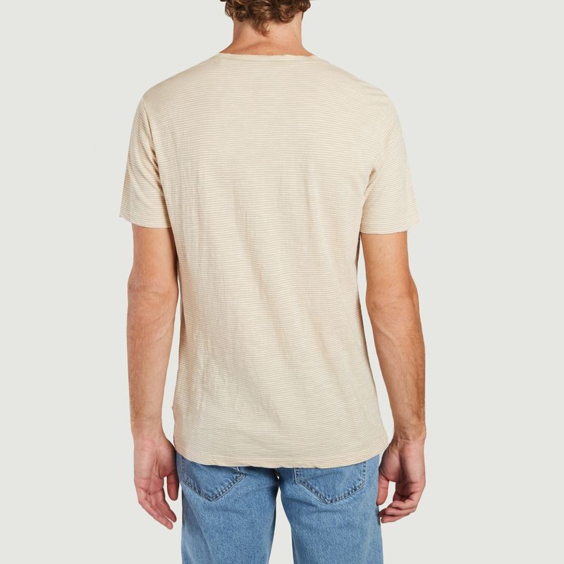 T-shirt à rayures Alder en coton certifié GOTS - KCA