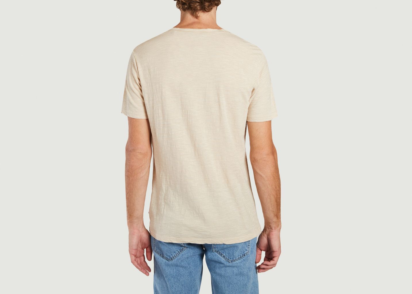 Alder striped T-shirt in GOTS certified cotton - KCA