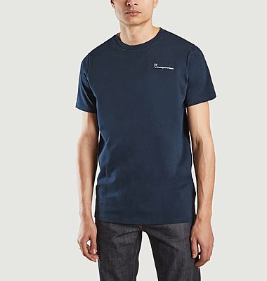 T-Shirt Alder bedruckter Bergrücken