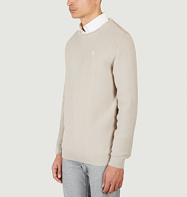 Pull en coton bio piqué Field