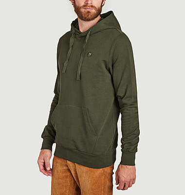 Hoodie Basic Badge en coton bio