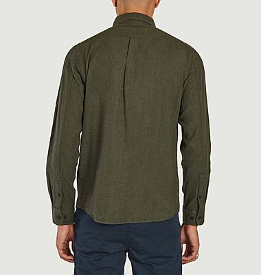 Chemise Melangé flannel custom fit shirt 