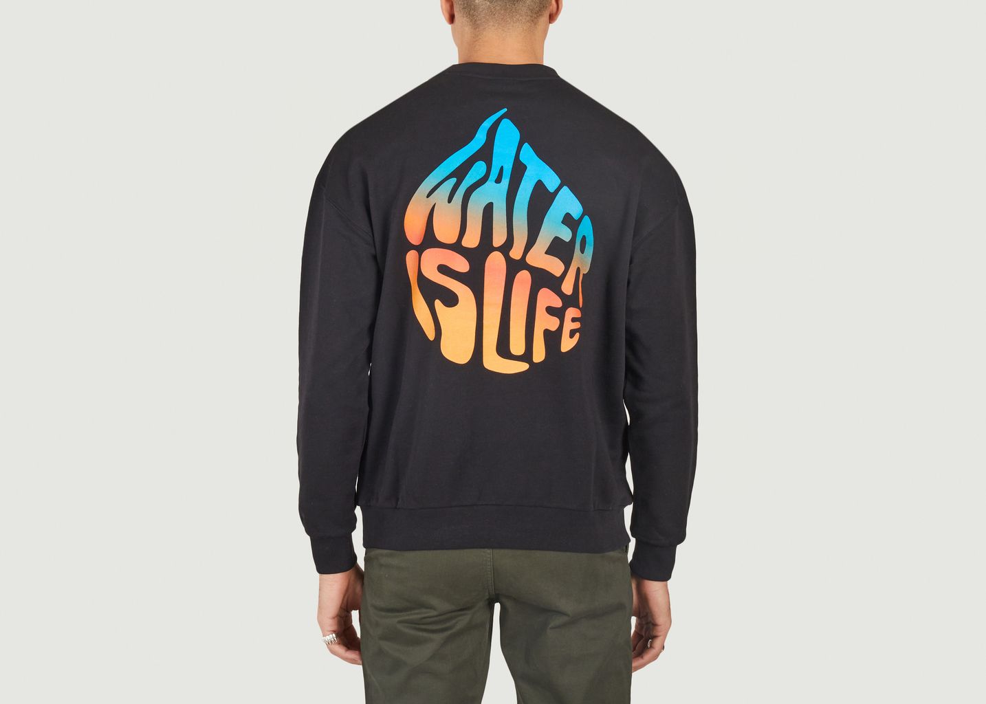 Oversized sweatshirt with Wateraid print - KCA