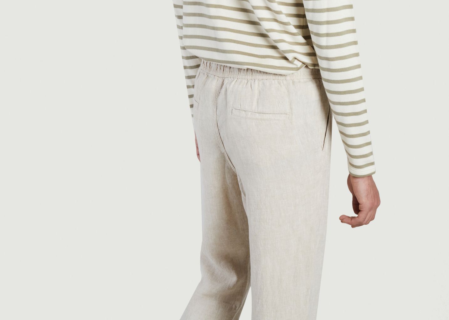 Loose pants in organic linen - KCA