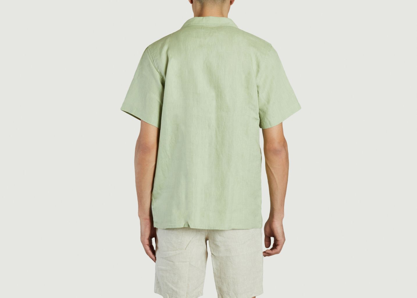 Organic linen blouse, boxy cut - KCA