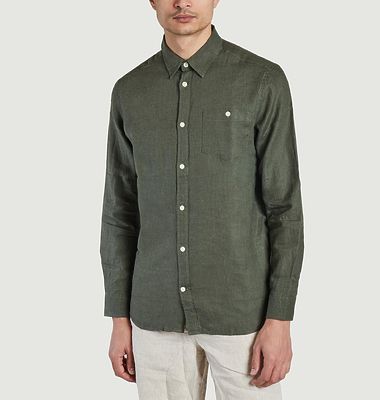 Custom fit linen shirt