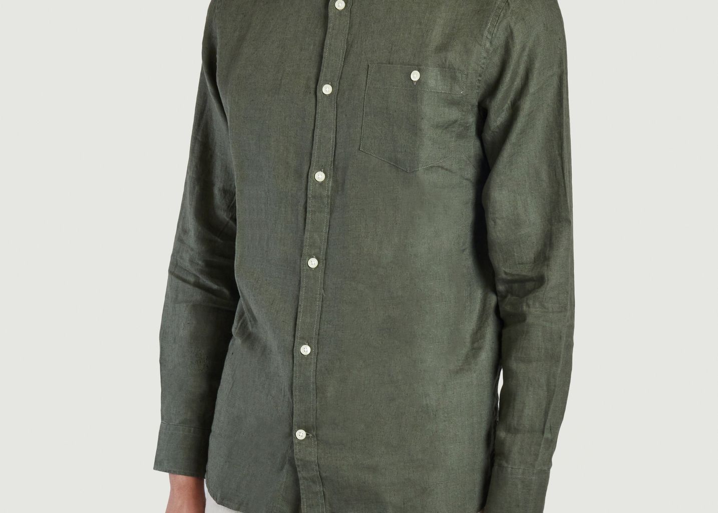 Custom fit linen shirt - KCA