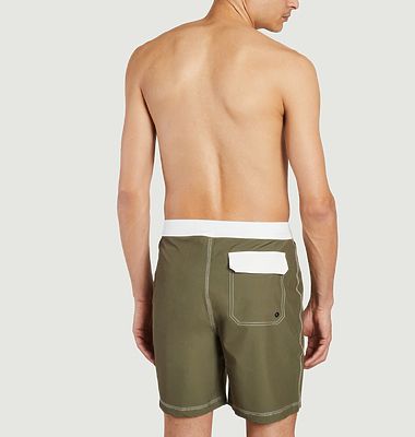 Swim shorts with contrasting details