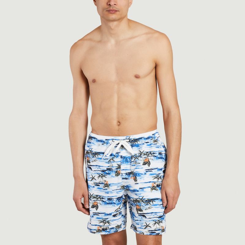 Swim shorts mit Wellen und Palmen - KCA