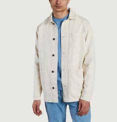 Surchemise unie en coton bio