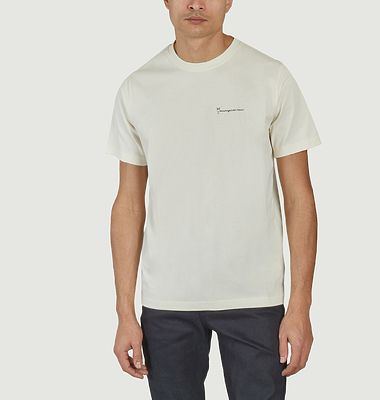 T-shirt with logo and print on back