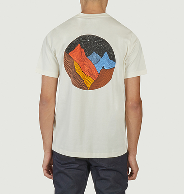 T-shirt logotypé avec imprimé au dos