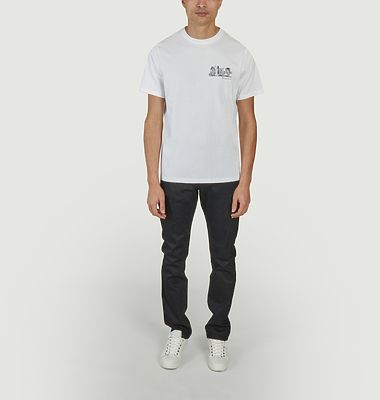 Straight T-Shirt mit Logoaufdruck