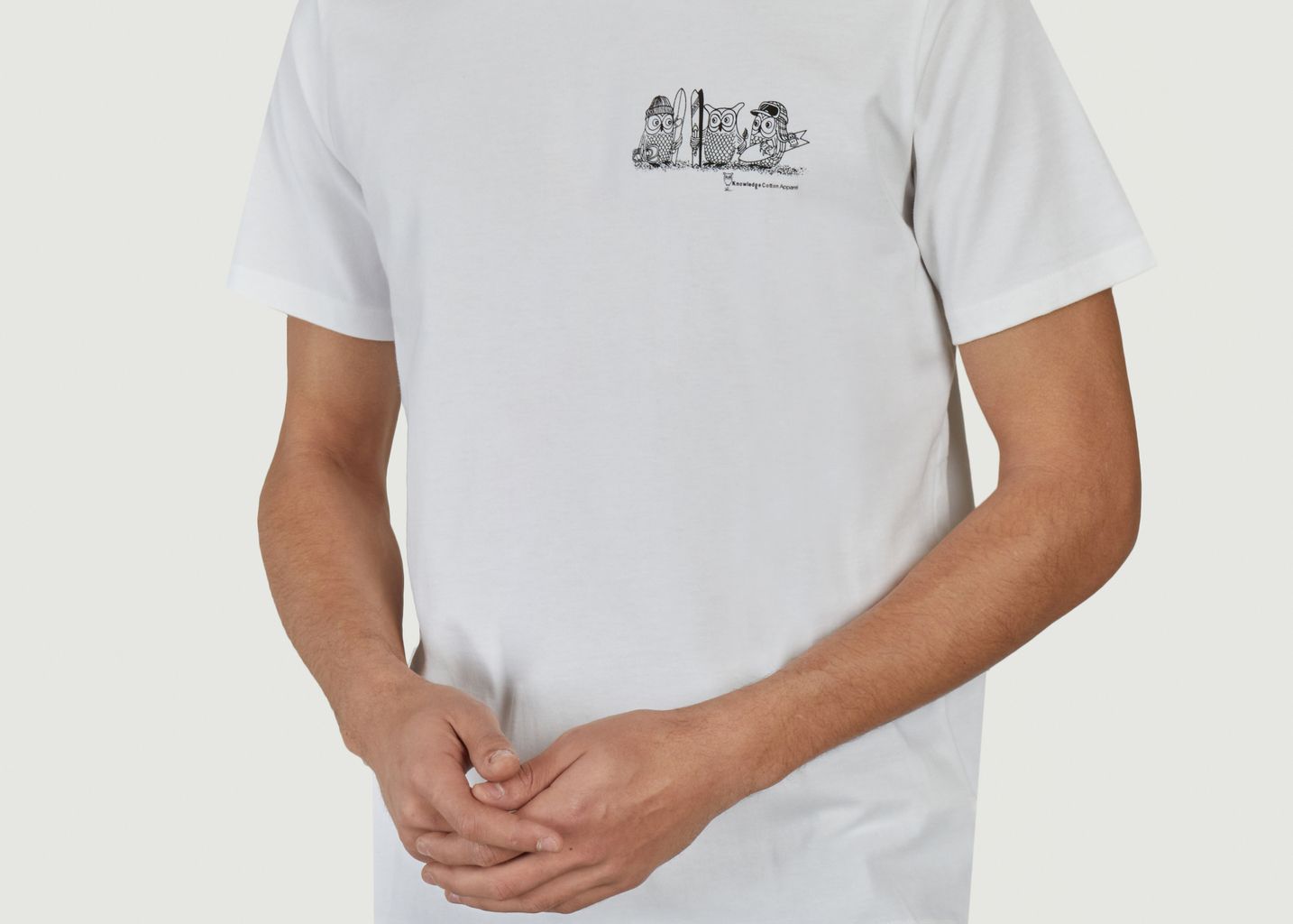 Straight T-Shirt mit Logoaufdruck - KCA