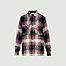 Organic cotton plaid overshirt - KCA