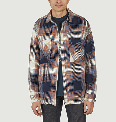 Organic cotton plaid overshirt