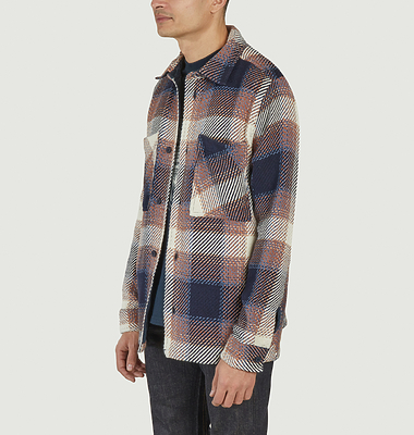 Organic cotton plaid overshirt