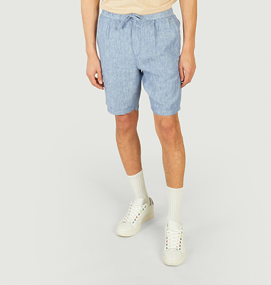 Shorts aus Leinen