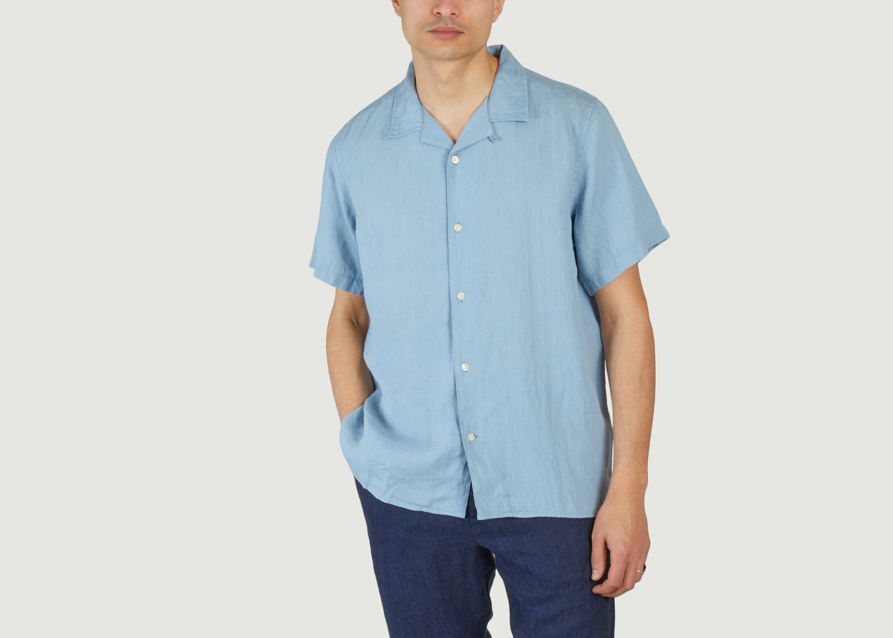 Linen Short Sleeve Shirt - KCA