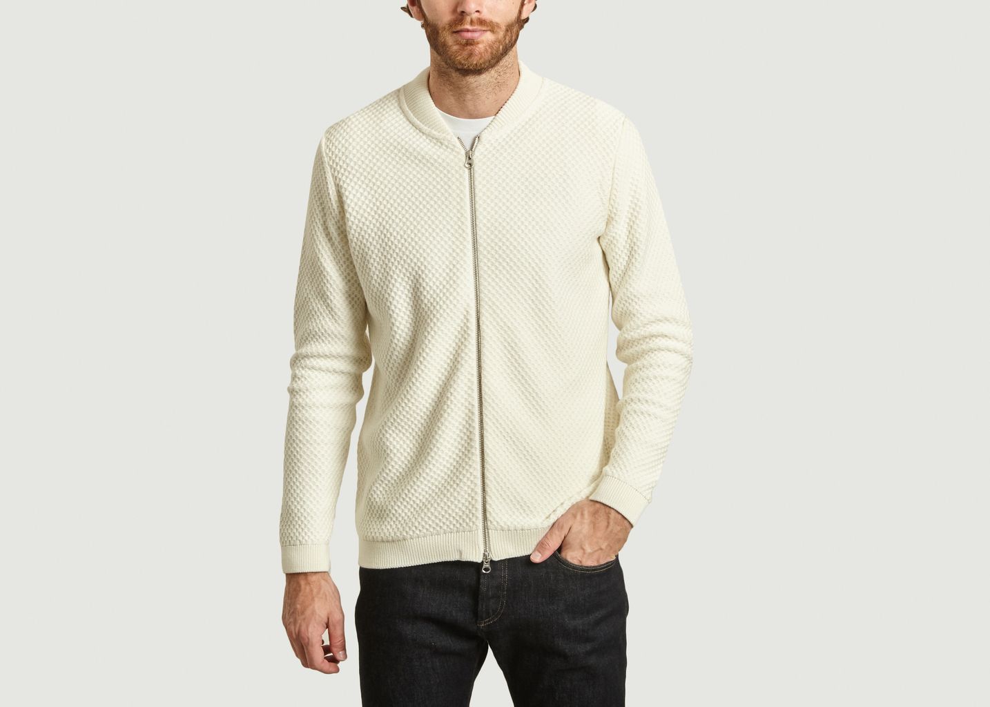 knowledge cotton apparel cardigan