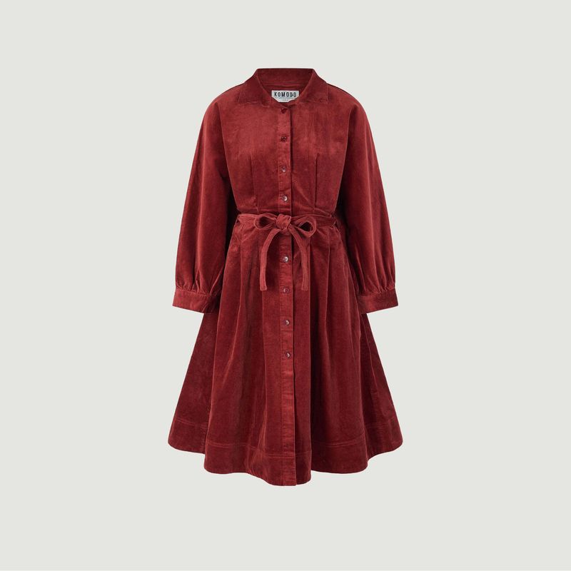 Kleid Ito aus biologischer Baumwolle - komodo