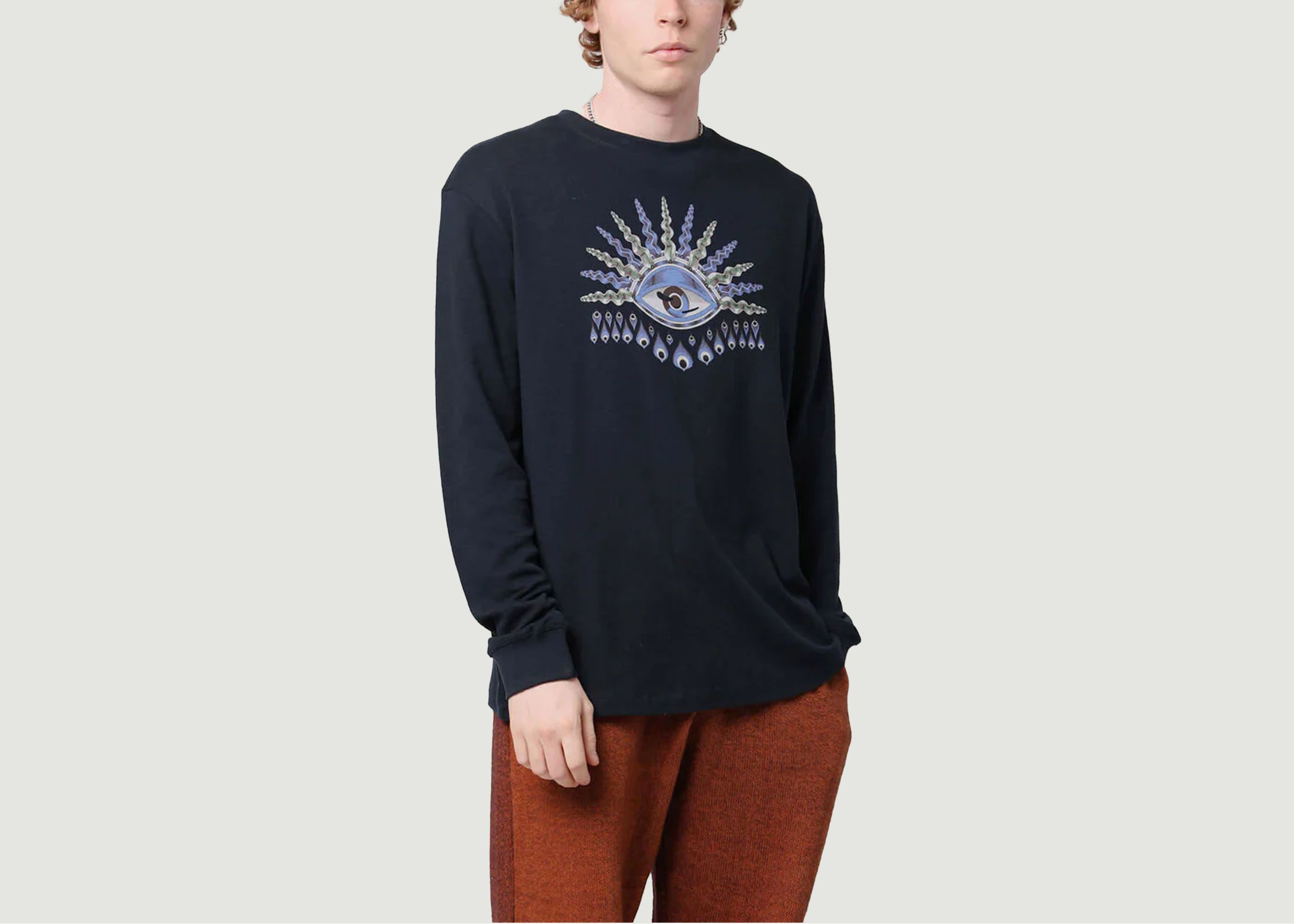 Teeshirt hakon eye organic cotton  - komodo