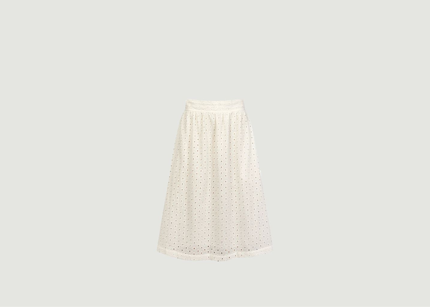 Nami midi skirt in organic cotton - komodo