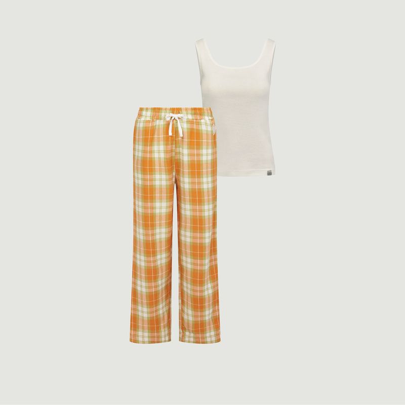 Jim Jam pyjama set in GOTS organic cotton - komodo