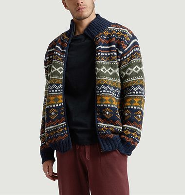 Fair Isle - Fleece Lined Wool Jacket