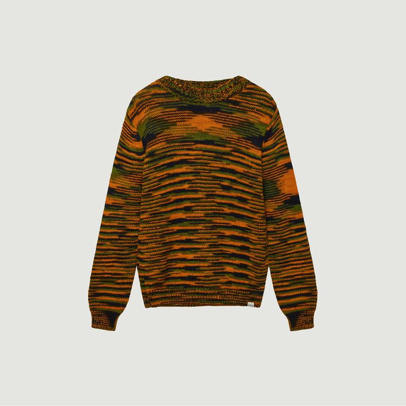 Teruma - Hand Knitted Wool Jumper - komodo