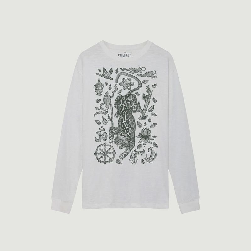 T-shirt léopard népalais • T-shirt en coton biologique GOTS - komodo