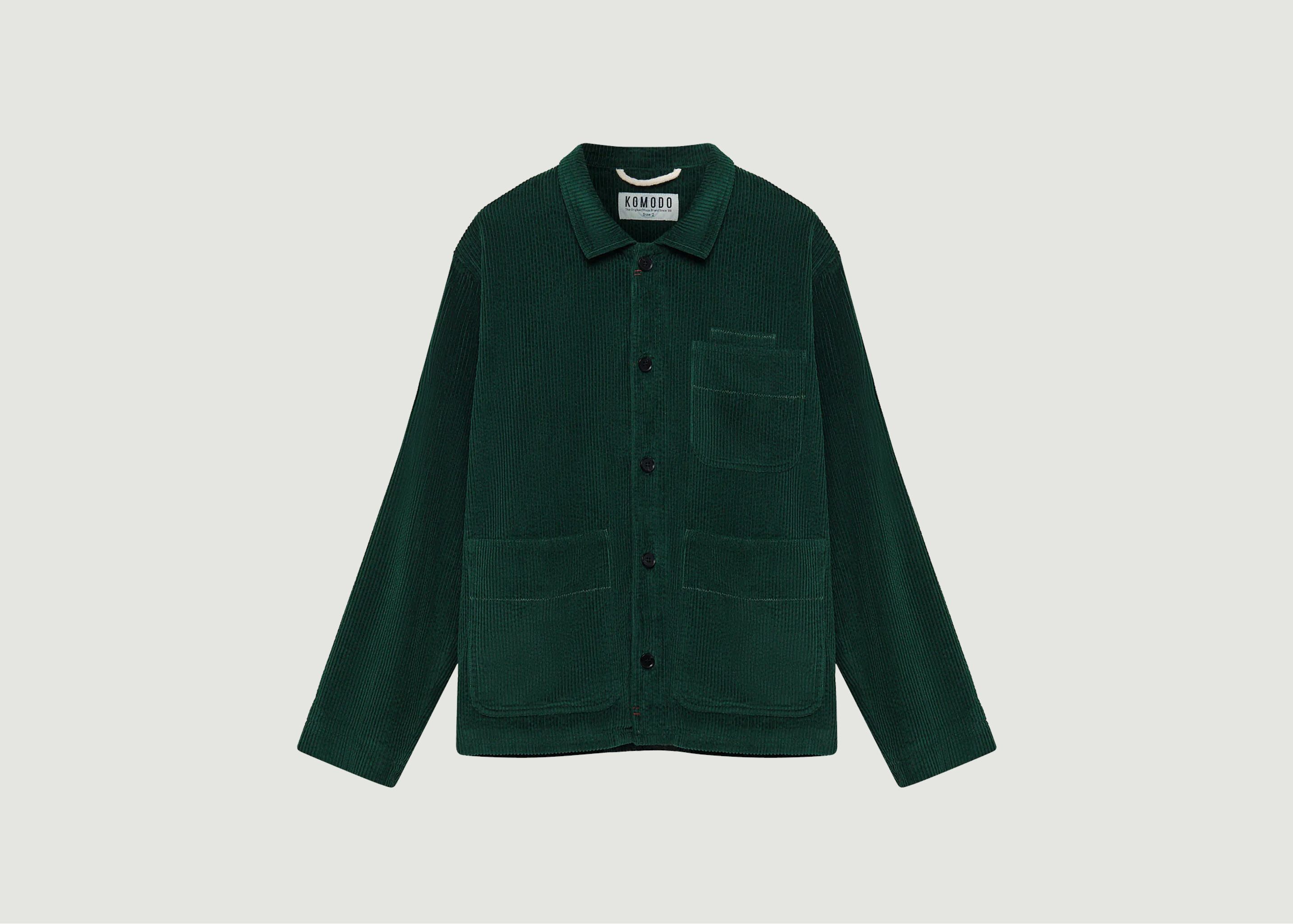 Mondrian • Organic Cotton Cord Overshirt - komodo