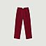 Bowie - Pantalon ample en sergé de coton biologique - komodo