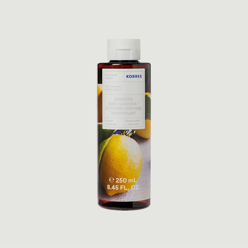 Shower gel basil lemon 250ml - Korres