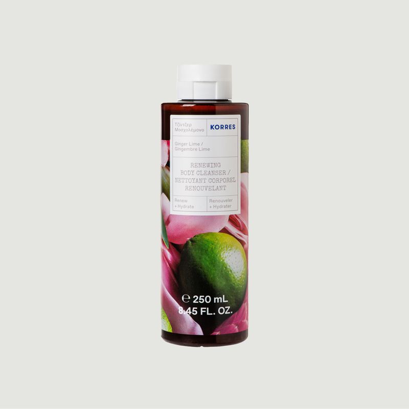 Gel douche gingembre lime 250ml  - Korres