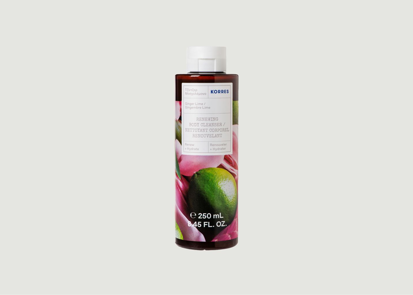 Gel douche gingembre lime 250ml  - Korres