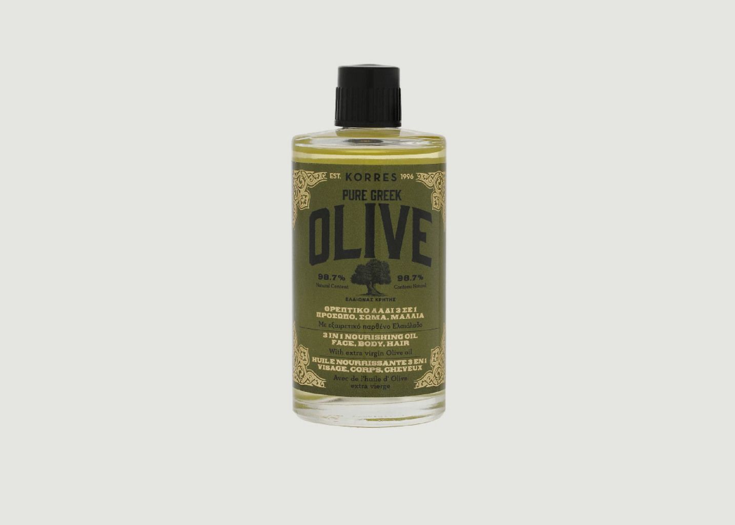 Olive huile nourrissante 3 en 1, 100ml - Korres