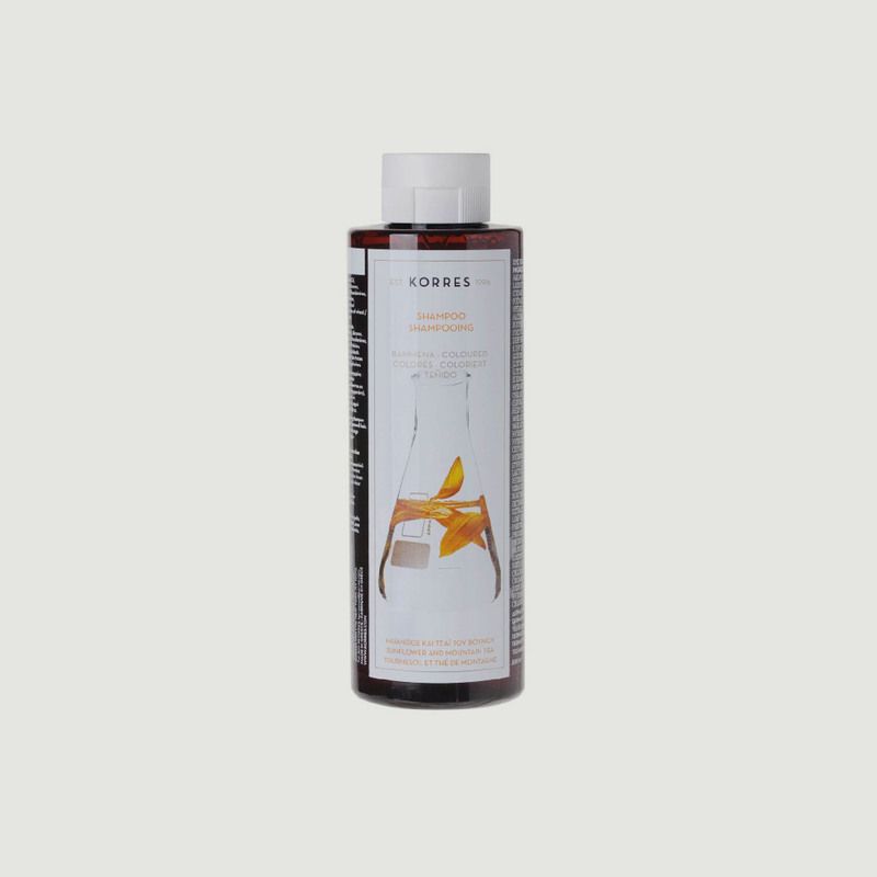 Shampoo for coloured hair - sunflower - Korres
