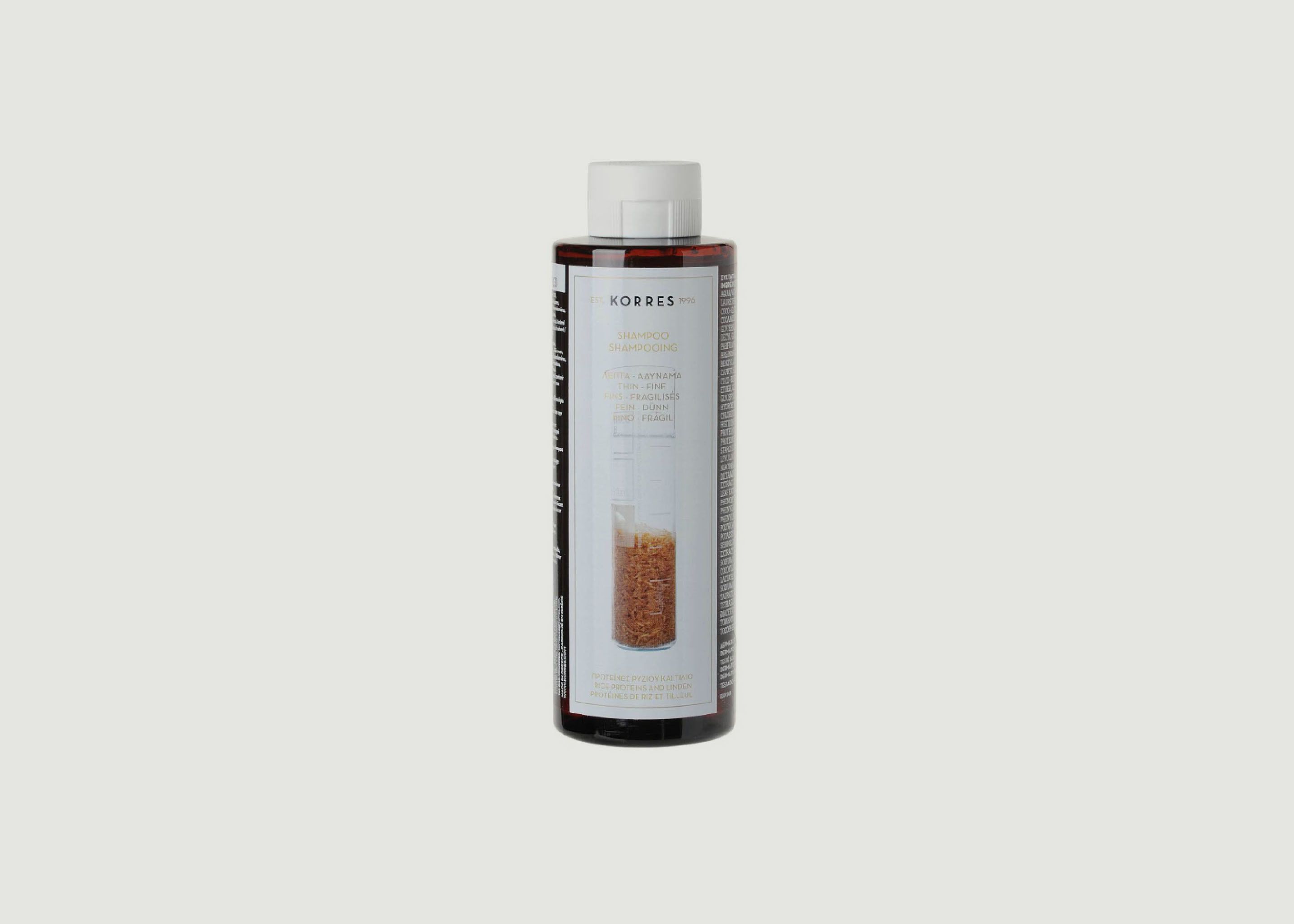 Shampoo fine hair without volume - rice protein - Korres