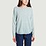 Mela cashmere sweater with cut edges  - Kujten