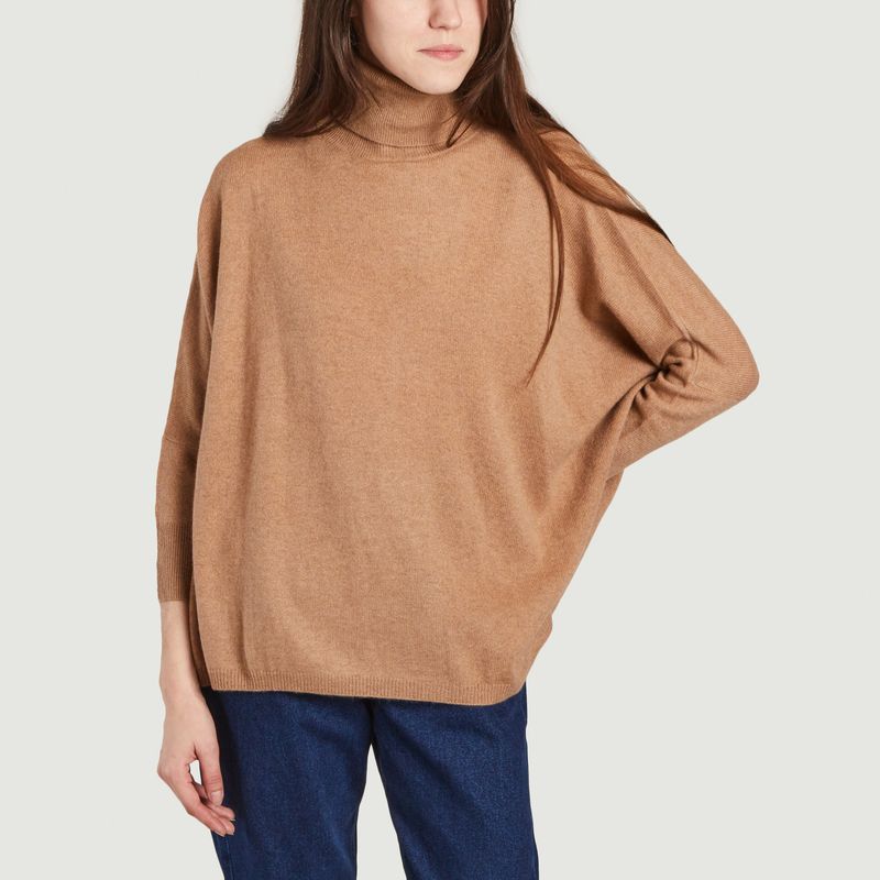 Mini turtleneck cashmere sweater - Kujten