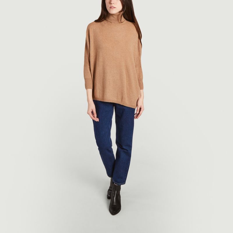 Mini turtleneck cashmere sweater - Kujten