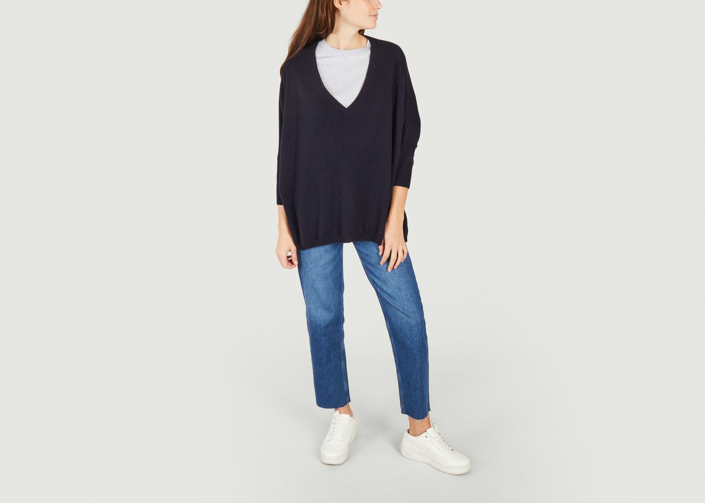 Oversized cashmere sweater Minie - Kujten