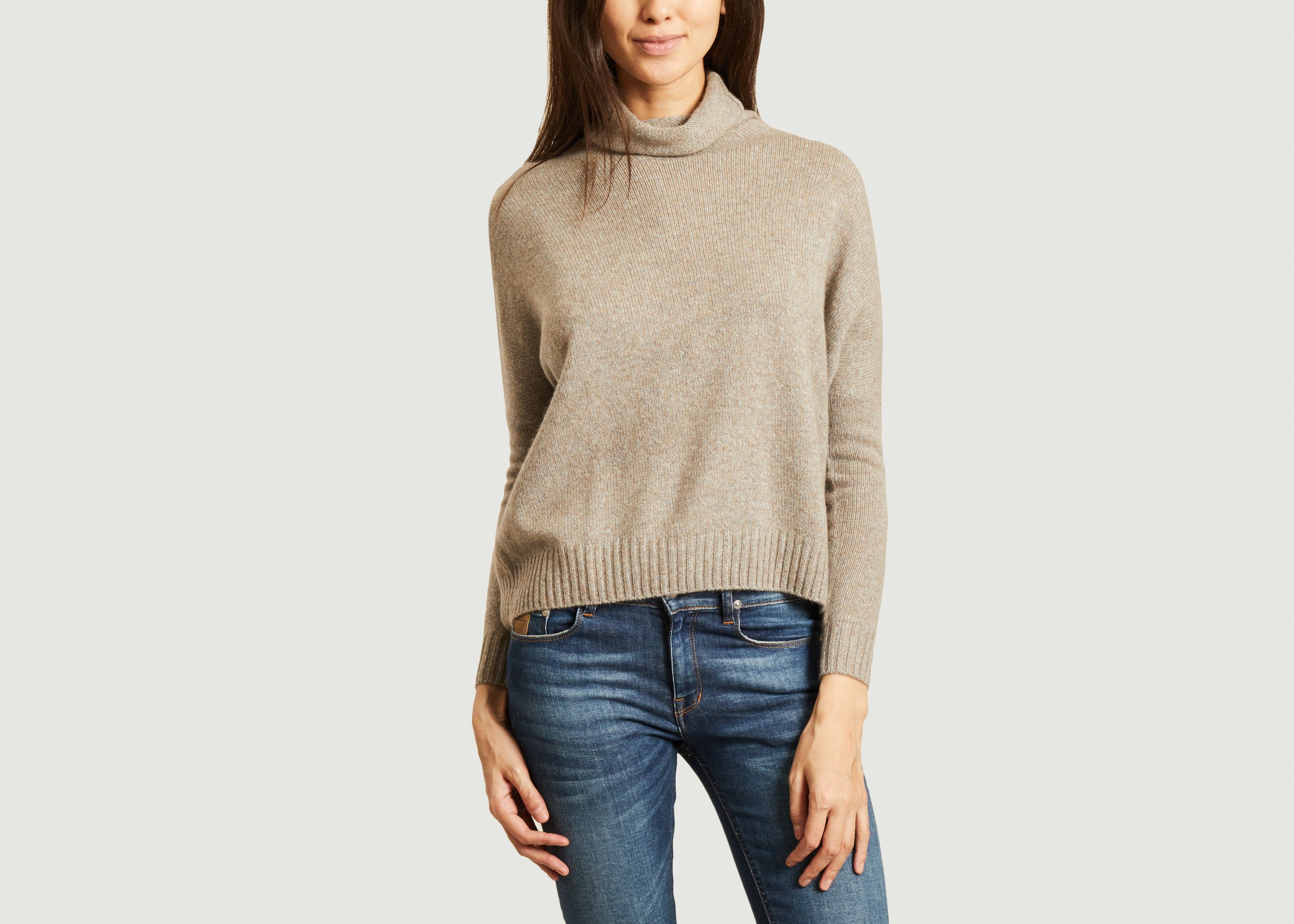 Tila cashmere tunic sweater - Kujten
