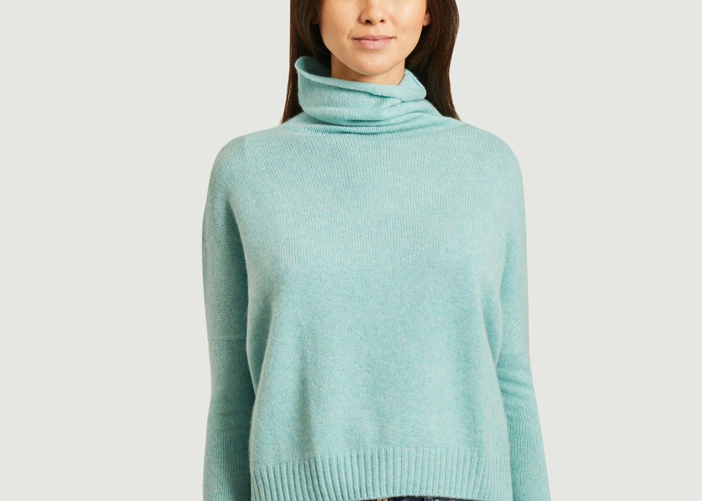 Tila cashmere tunic sweater - Kujten