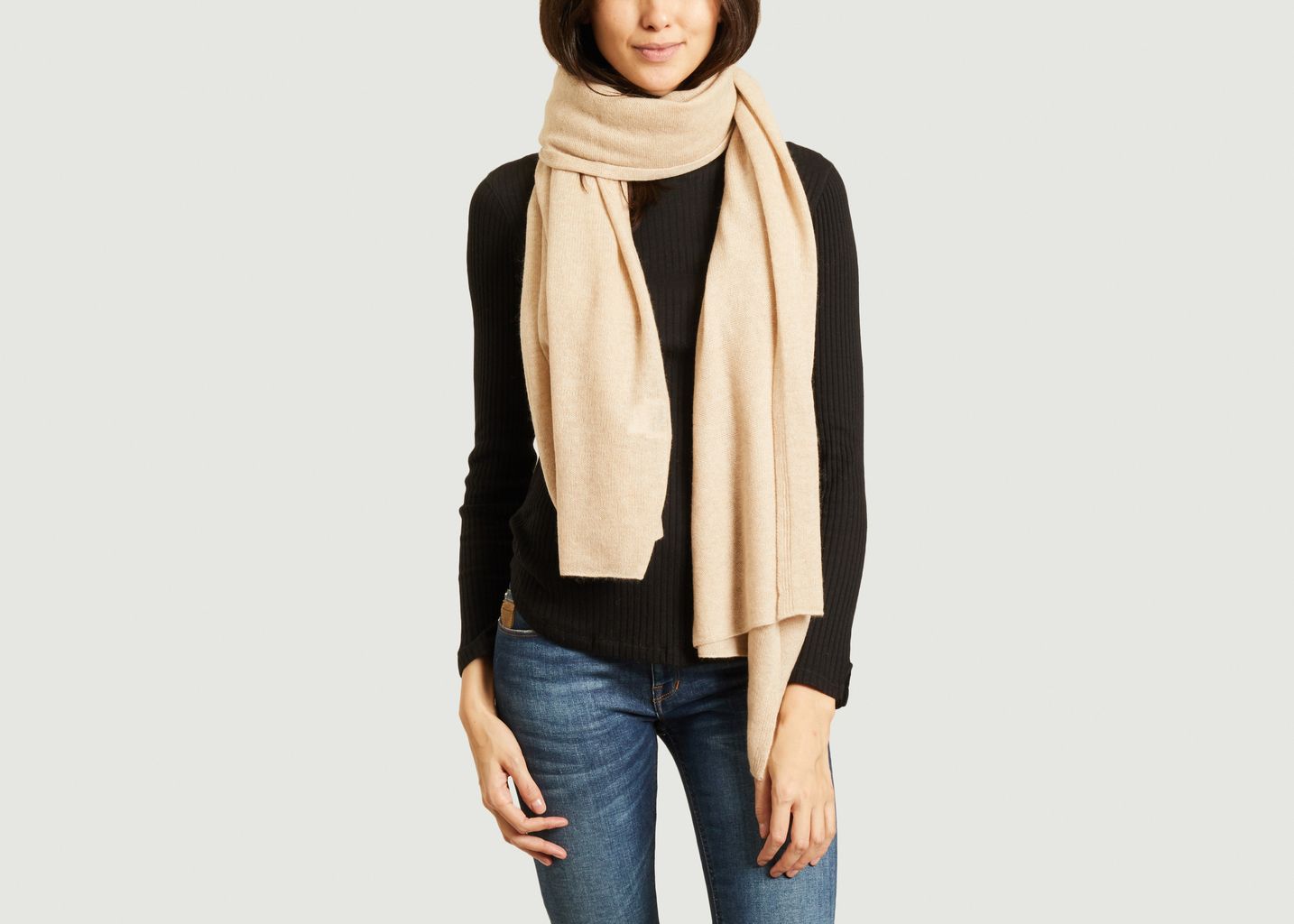 Daizy Large cashmere scarf - Kujten