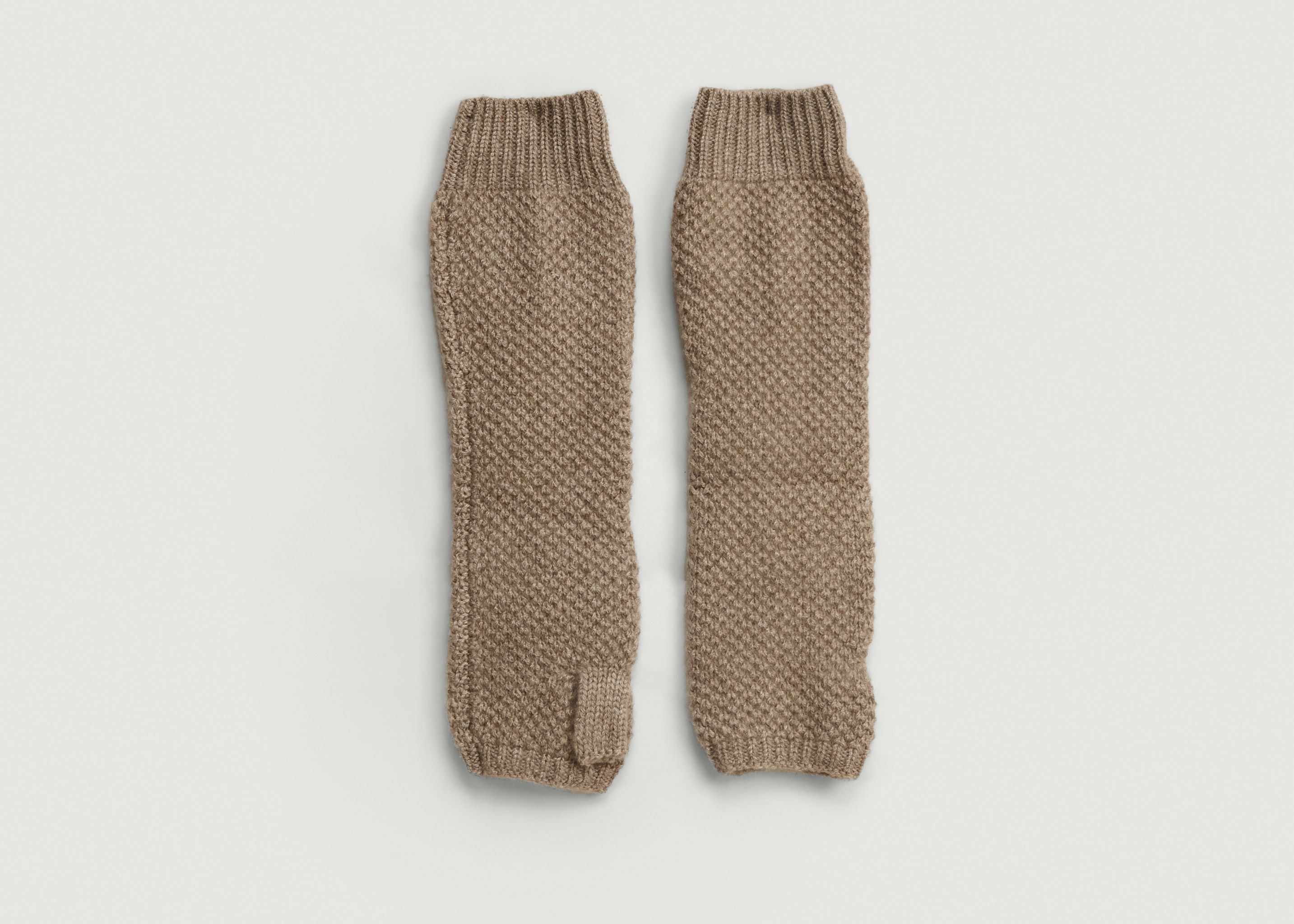Malmo cashmere long mittens - Kujten